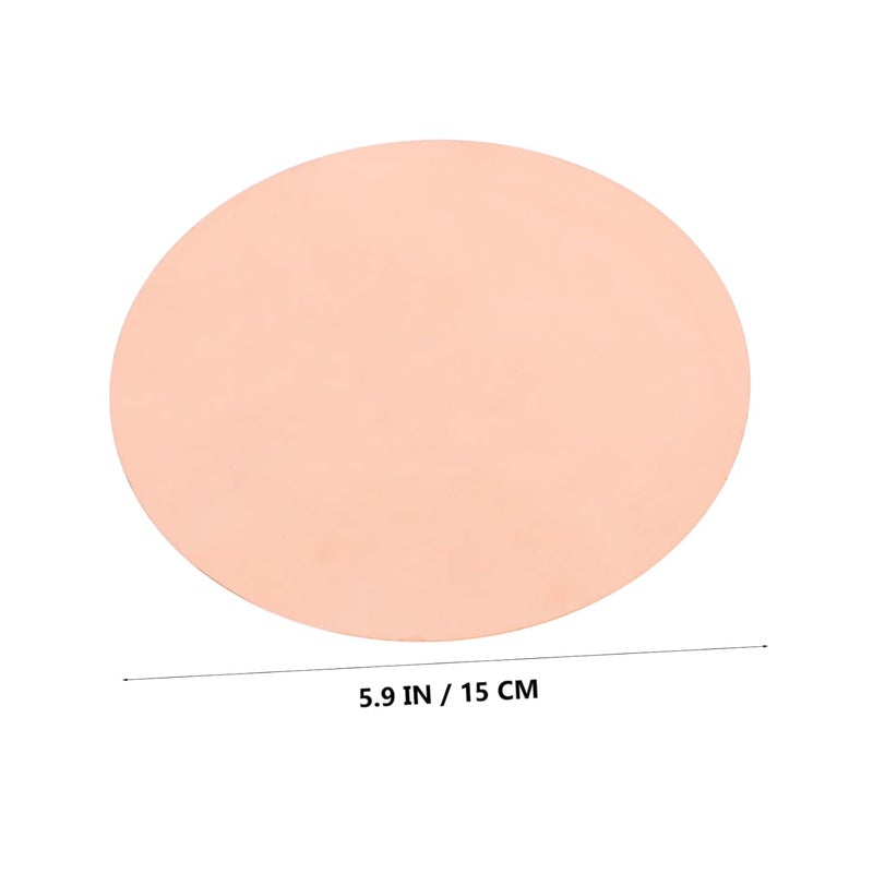 Polished Round Copper Sheet for Crafts and Industrial Repairs - Image 2